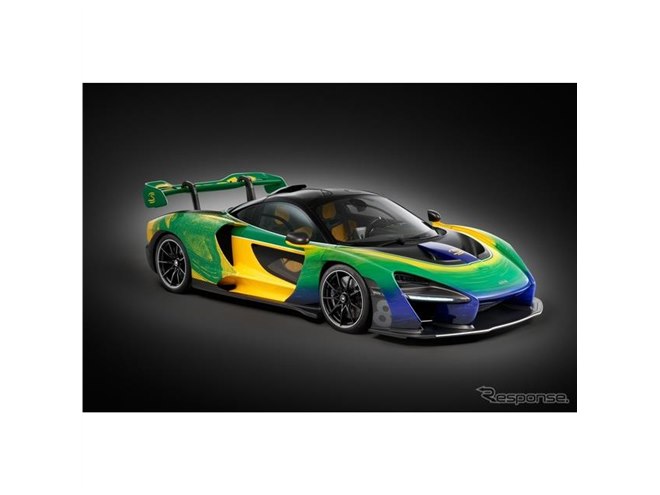 マクラーレン『セナ・センプレ』…大胆なカラーで伝説のF1ドライバーを