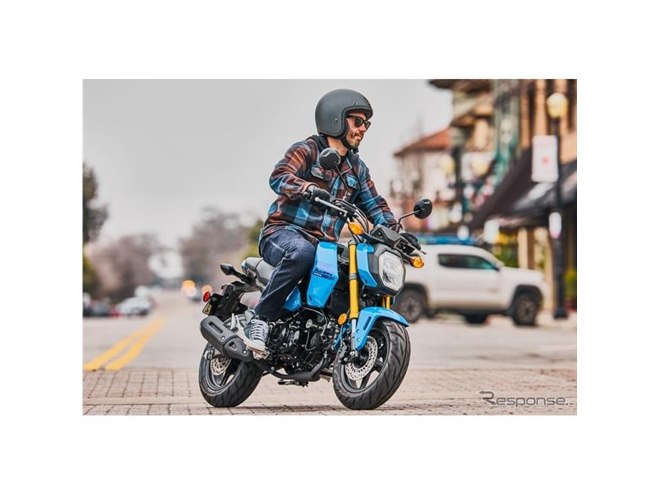 ホンダ『グロム』、青と赤を設定…6月中に発売へ - 価格.com