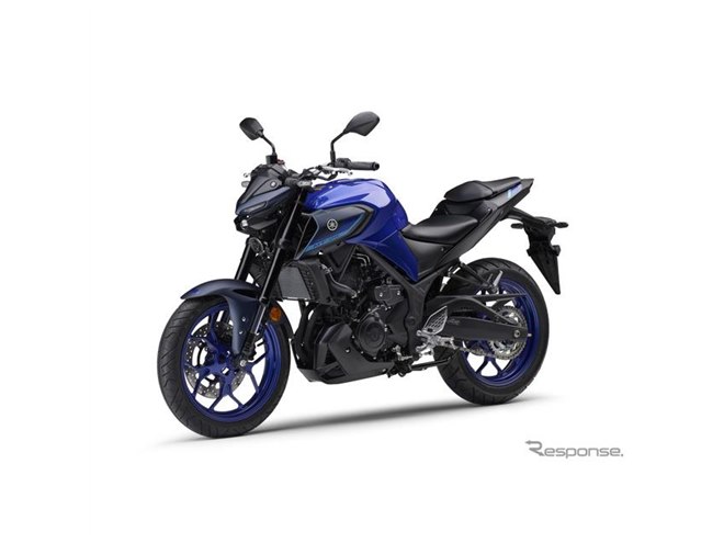 グレー＆シアンで「MTシリーズ」の世界観を表現、ヤマハ『MT-03』『MT