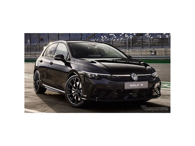 VW ゴルフR 改良新型に「ブラックエディション」を設定…R 