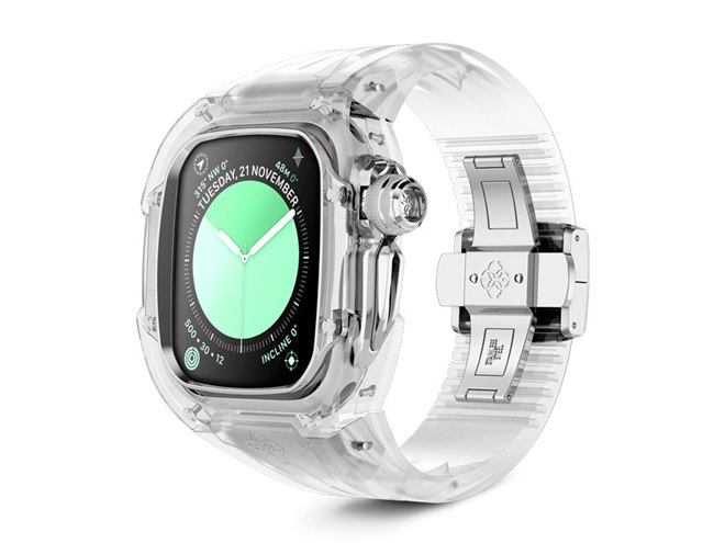 165,000円~、半透明デザインの高級Apple Watchケース「CRYSTAL 165,000円~、半透明デザインの高級Apple Watchケース「CRYSTAL