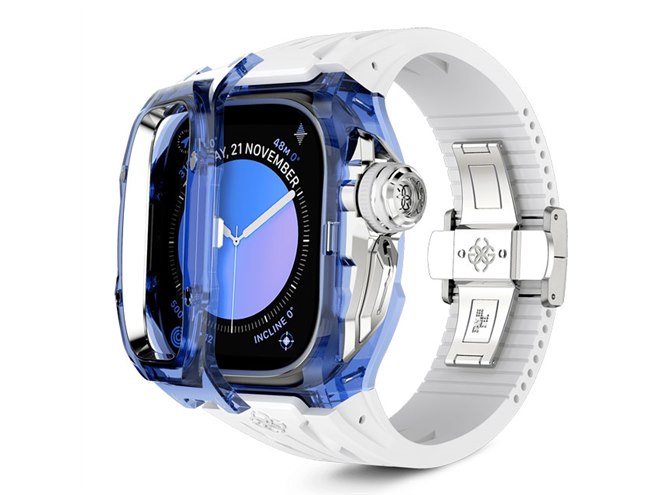 165,000円~、半透明デザインの高級Apple Watchケース「CRYSTAL 165,000円~、半透明デザインの高級Apple Watchケース「CRYSTAL