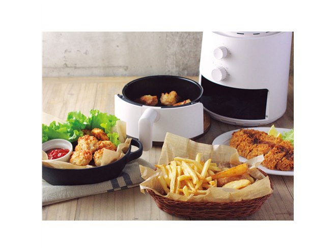 コイズミ、食材の温め直しにも使える「ノンフライクッカー KNF-0700/W