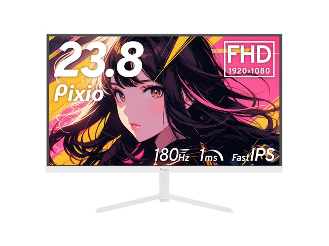 Pixio、180Hz駆動の23.8型Fast IPSゲーミングモニター「PX248 Prime Plus」 - 価格.com