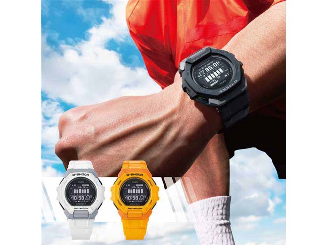 グランパス　G-SHOCK 30周年記念　使用は頻度少ない カシオ、ランニングなどに適した計測機能を搭載するG-SHOCK「GBD