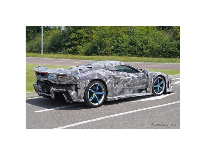 車名候補は6つも!? フェラーリの新型ハイパーカー、量産型デザインの