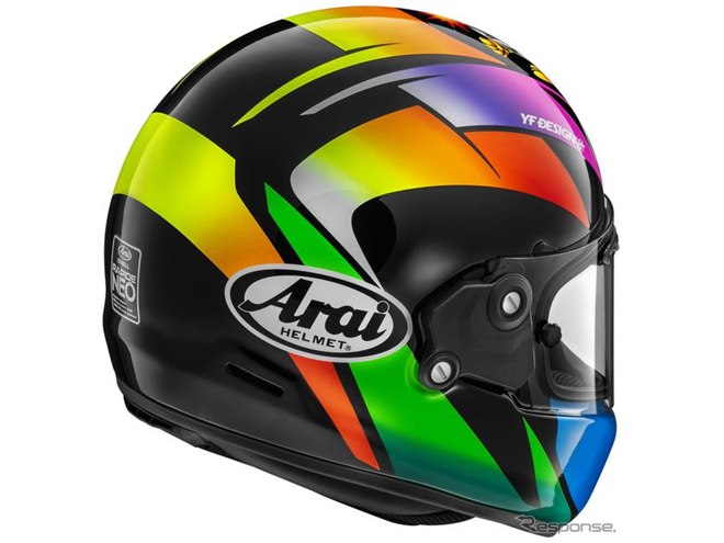 アライヘルメット、原田＆坂田モデルの復刻版「ラパイド・ネオ