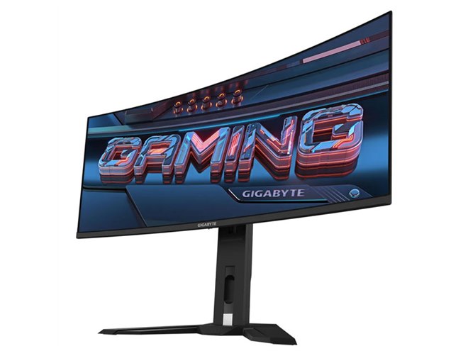 GIGABYTE、曲率1800R/UWQHD解像度の34型有機ELゲーミングモニター2機種