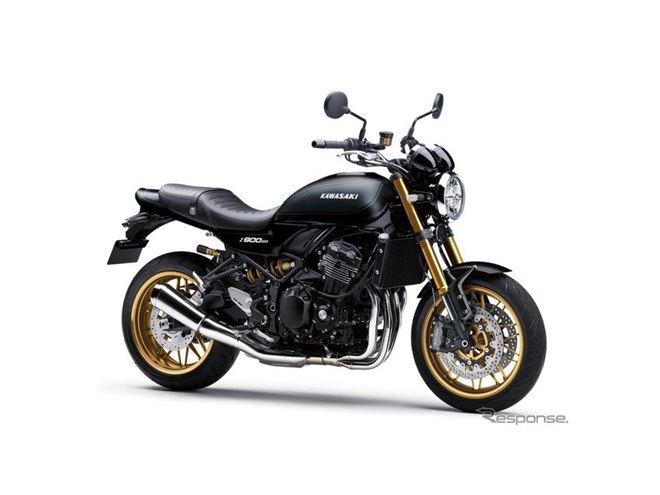Kawasaki Z900RS シート 黒 ストライプデザイン