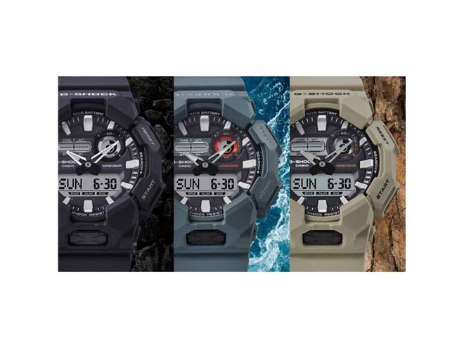 G-SHOCK 防水・耐衝撃デジタルアナログ時計 カシオ、「G-SHOCK」“10年バッテリー”の新モデル「GA-010」「GD