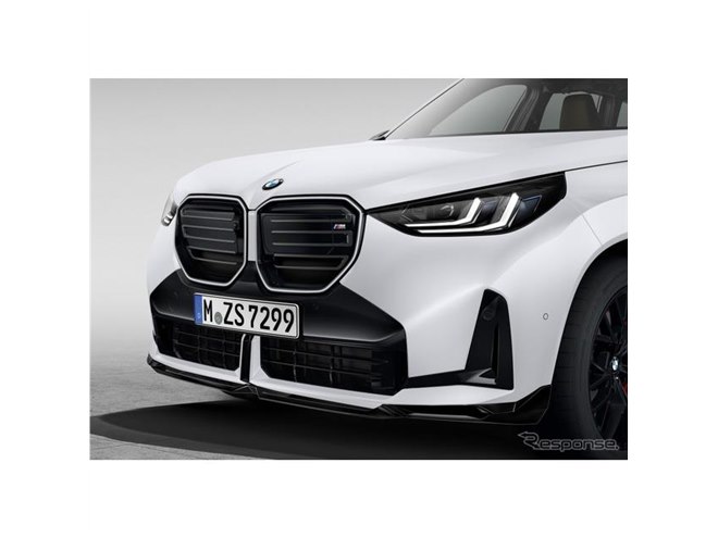  Mパフォーマンス X3 フロント　エアロ フロントスプリッターも登場、BMW X3 新型の「Mパフォーマンスパーツ