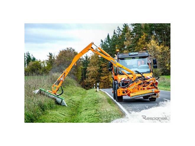 ウニモグU430 メルセデス公認 メルセデスベンツの特殊車両『ウニモグ』さらに万能に、新操作