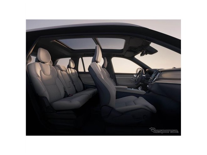 ボルボ『XC90』に改良新型、表情一新…PHEVはEV航続70km以上に