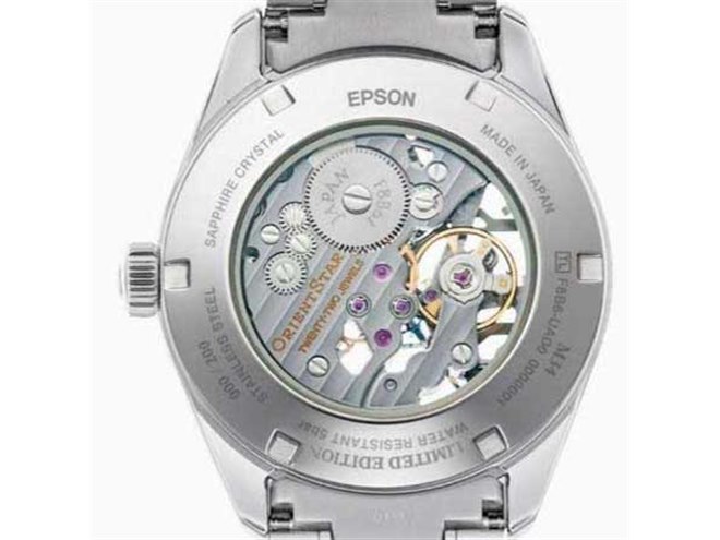 オリエントスター、M34 F8 スケルトン ハンドワインディングの限定