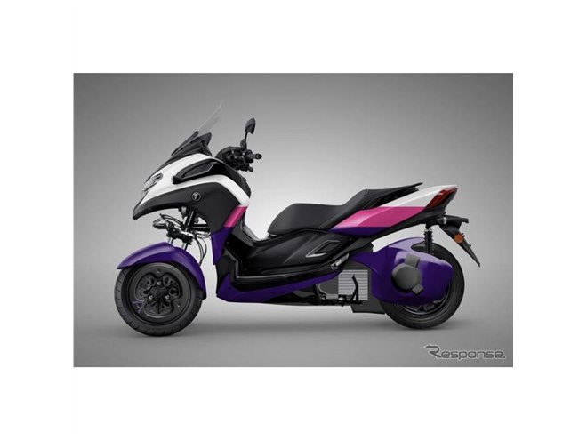 トリシティ』のド真ん中に「空気のトンネル」？ 世界初のエアロ電動