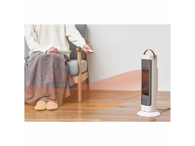 ライフオンプロダクツ、ハイパワー1200W出力で省ボディのファン