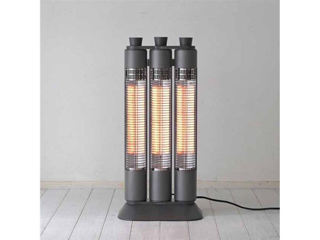 山善、首を振らず広範囲を常時暖める「ワイドレンジカーボンヒーター