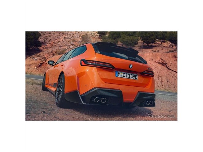 BMW『M5ツーリング』新型、チタンやカーボンを惜しみなく装着「M