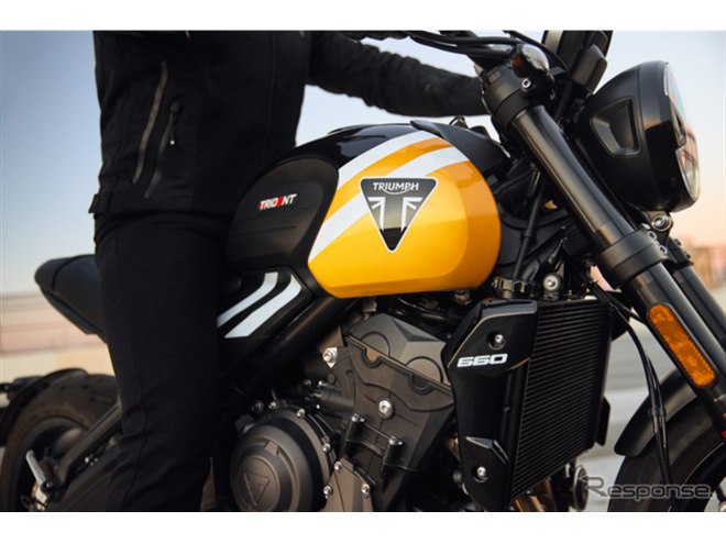 トライアンフ、3気筒マシン『トライデント660』が大幅アップデート