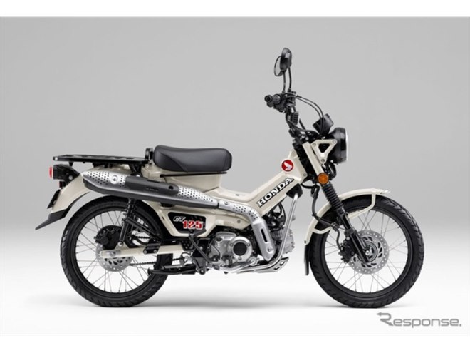 新色のホワイト欲しい」「50万近くするのか」新型ホンダ『ハンターカブ
