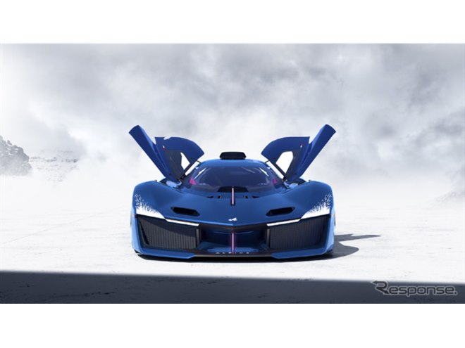 アルピーヌ、740馬力の水素エンジンレーシングカー発表…パリモーター