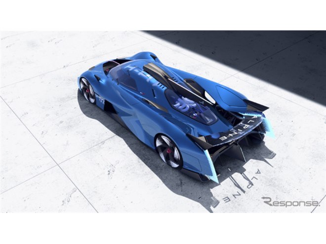 アルピーヌ、740馬力の水素エンジンレーシングカー発表…パリモーター