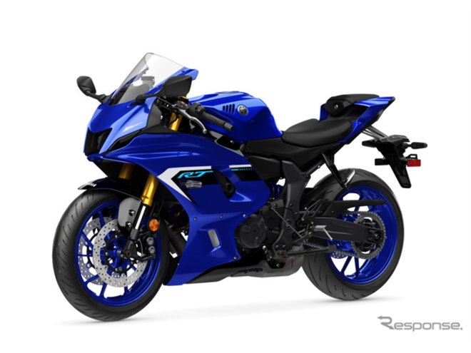 扱い切れる”スーパースポーツ、ヤマハ『YZF-R7』が2025年モデルに…青と