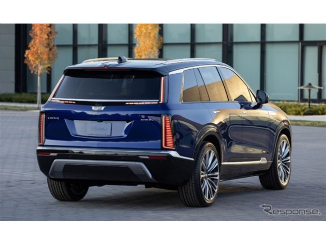 キャデラック、3列シートの新型電動SUV『ビスティック』発表…2025年夏