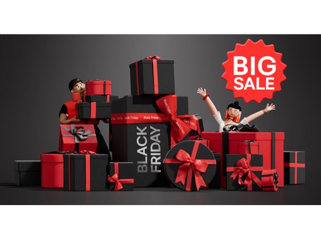 ブラックフライデー特別お値引き!!新品タグ付き！シャープでスタイリッシュ！ 最大66％オフのサプライズ特価製品も登場予定、LGオンラインの「BLACK