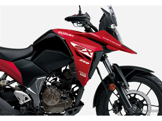 SUZUKI Vストローム250 赤 決算大売り出し価格 期間限定 諸経費０円 始動確認済み 自賠責保険加入で乗れます 即納車有り 横浜 都筑 P-Yard スズキ『V-STROM 250SX』がカラーリング変更、新価格は59万1800円