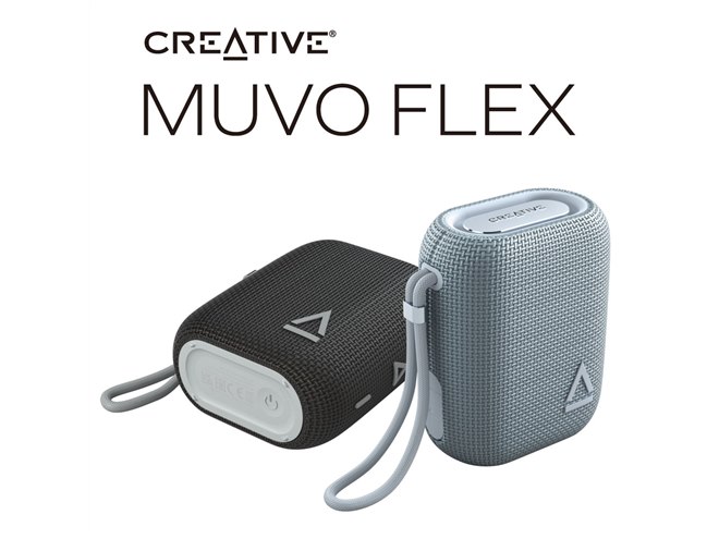 クリエイティブ、コンパクトな防水防塵Bluetoothスピーカー「Creative MUVO Flex」 - 価格.com