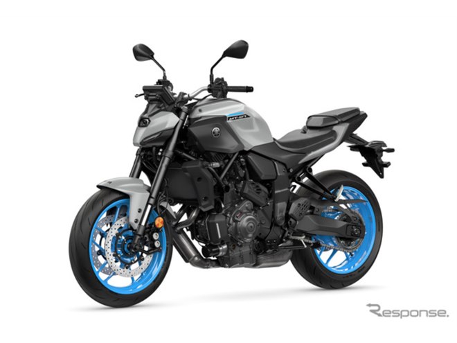 またもやホイール色に衝撃！ 新型『MT-07』の斬新カラーをヤマハ