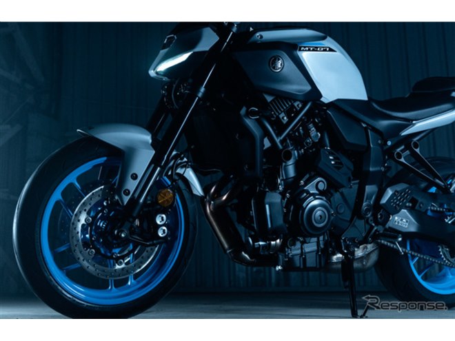 またもやホイール色に衝撃！ 新型『MT-07』の斬新カラーをヤマハ