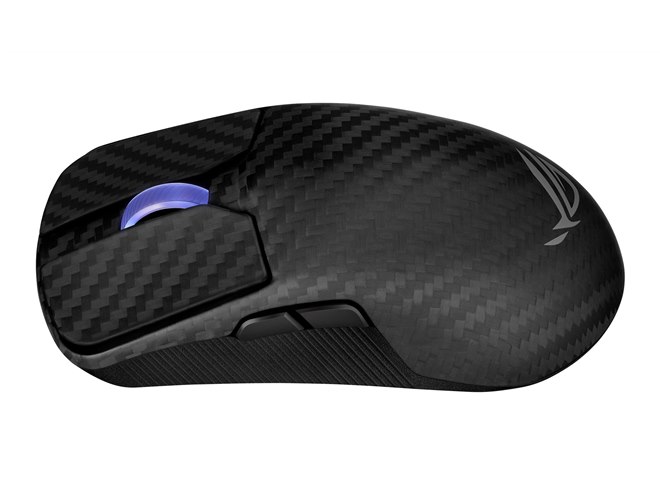 45,800円、軽量47gのカーボンファイバー製ゲーミングマウス「ROG