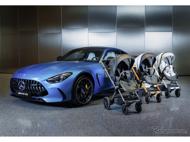 メルセデスベンツ、新型ベビーカー「パフォーマンス」モデル発表…簡単
