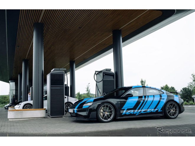 ポルシェのスポーツEV『タイカン』、世界のサーキットで新記録