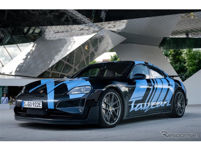 ポルシェのスポーツEV『タイカン』、世界のサーキットで新記録達成 