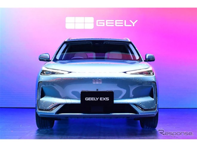 中国チロリ 中国ジーリーがタイ市場に攻勢、新型電動SUV『EX5』発表…タイ国際