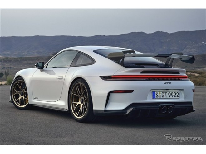ポルシェ『911 GT3』改良モデルの予約開始、空力性能アップ＆軽量化