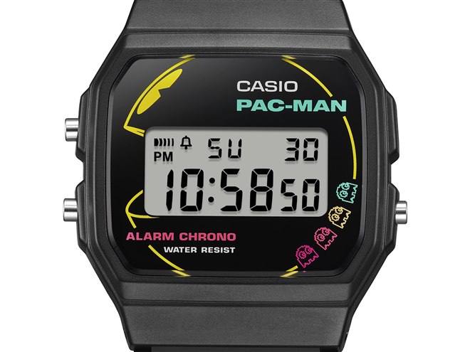 カシオ、45周年を迎える「パックマン」とのコラボレーション