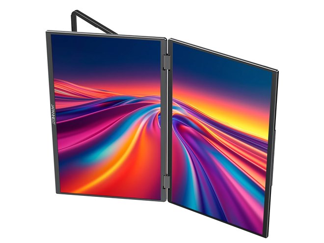 S156A01D デュアルモバイルモニター 15.6インチ 2画面モニター JAPANNEXT 15.6インチ IPSパネルx2搭載 フルHD(1920x1080)解像度