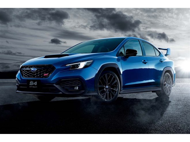 スバルが改良型「WRX S4」を発表 特別仕様車「STI Sport Rブラック