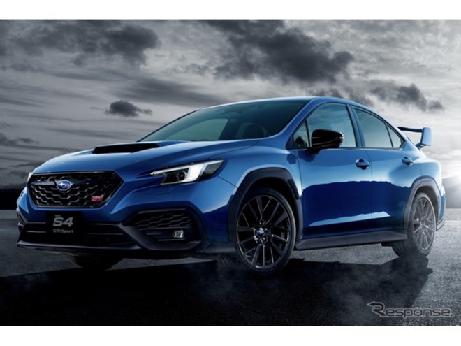 スバルの高性能セダン、『WRX S4』が一部改良…ホイールやシートの色を