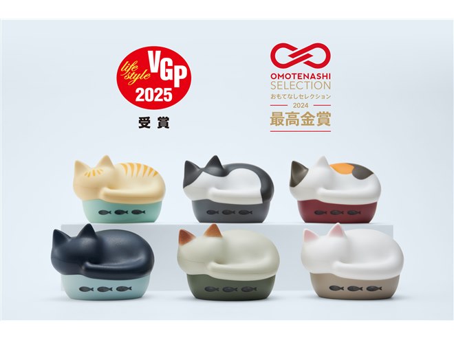 猫」モチーフの完全ワイヤレスイヤホンに「ハチワレ」「チャトラ