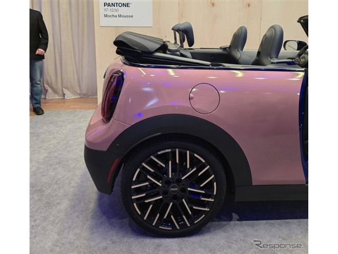 PANTONEが選ぶ2025年の注目色「モカムース」まとうMINI