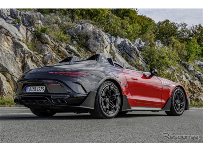 F1と同じやん！」屋根もガラスもない、メルセデスAMG『ピュアスピード