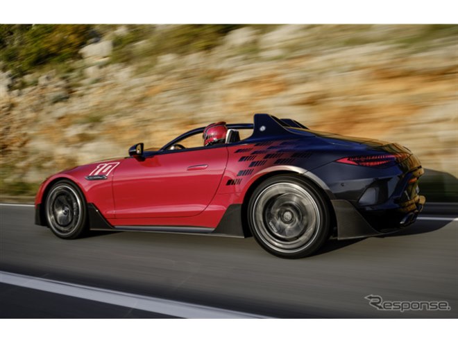 F1と同じやん！」屋根もガラスもない、メルセデスAMG『ピュアスピード