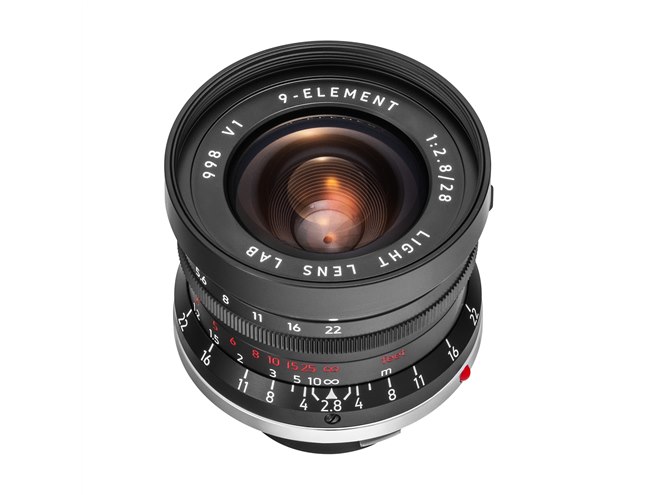 LIGHT LENS LAB、ライカMマウント用の交換レンズ「M 28mm f/2.8