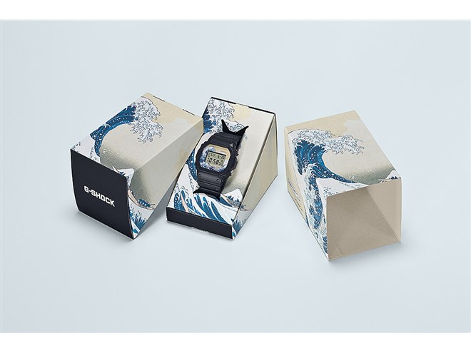 カシオ「G-SHOCK」より、葛飾北斎の人気作品をデザインモチーフ カシオ「G-SHOCK」より、葛飾北斎の人気作品をデザインモチーフ