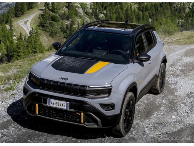 ジープ、3つの『アベンジャー』で電動化をアピール…ブリュッセル